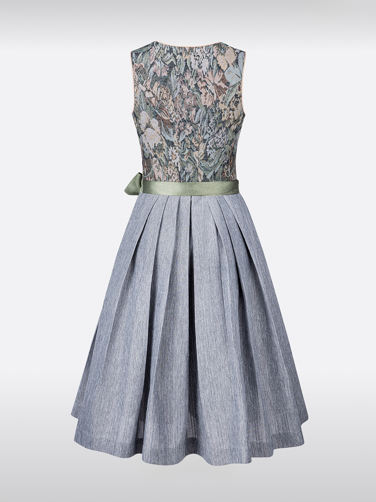 Dirndl gray velvet, dirndl zip and gray dirndl: the elegance and functionality of traditional costumes